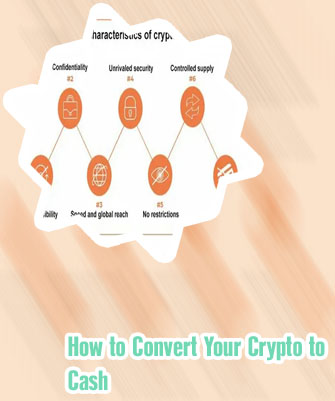 How do you convert crypto to cash